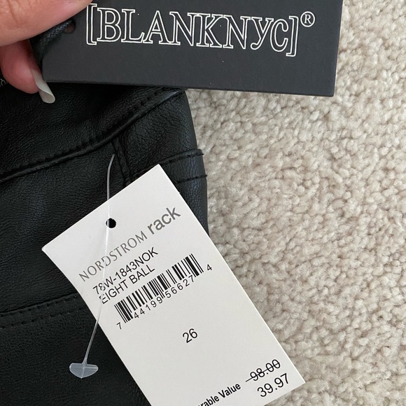 Blank NYC Leather Skinny Jeans - Picture 2 of 8